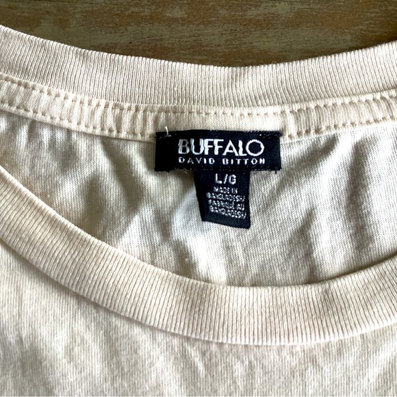 Buffalo cream short sleeve tshirt XL - Picture 2 of 2